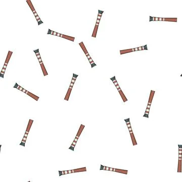 Pattern Airport control tower structure guiding air traffic Stock Illustration