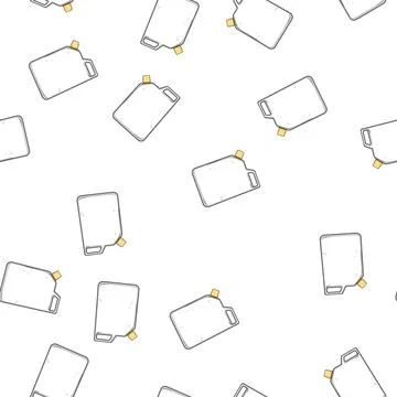 Pattern airtight canister plastic cartoon vector Stock Illustration