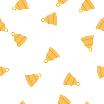 Pattern alarm bell cartoon vector 스톡 일러스트