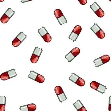 Pattern alarm siren cartoon vector Stock Illustration