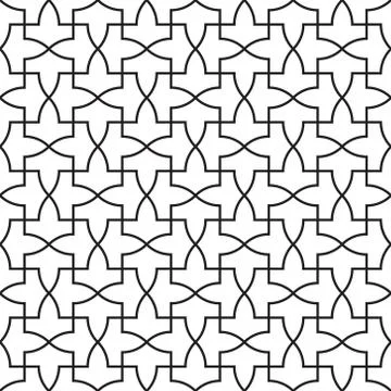 Pattern from the Alhambra Stock Illustration