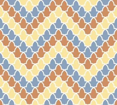 Pattern from the Alhambra palace Stock Illustration