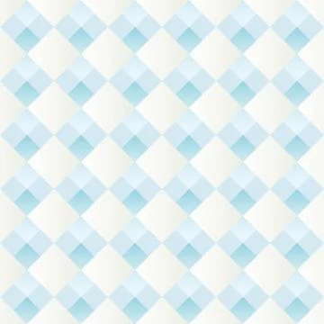 Pattern with alternating diamonds white and blue Stock Illustration
