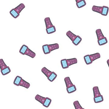 Pattern amplitude oscillograph cartoon vector Stock Illustration