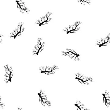 Pattern anchor tree root cartoon vector Stock Illustration