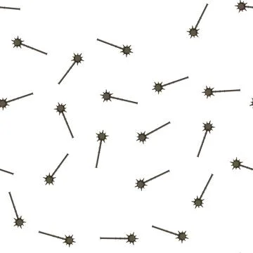 Pattern ancient medieval weapon cartoon vector Illustrazione stock