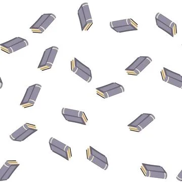 Pattern ancient old book cartoon vector Illustrazione stock