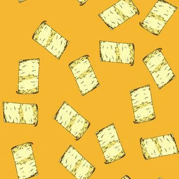 Pattern ancient parchment sketch hand drawn Stock Illustration