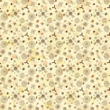 Pattern - ancient symbols and petroglyphs Stock Illustration