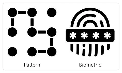 Pattern and Biometric Stock Illustration