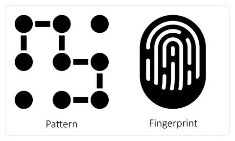 Pattern and Fingerprint Stock Illustration