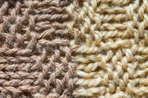 Pattern and macro texture of wool Stock Photos
