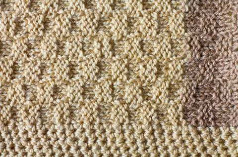 Pattern and macro texture of wool Foto stock