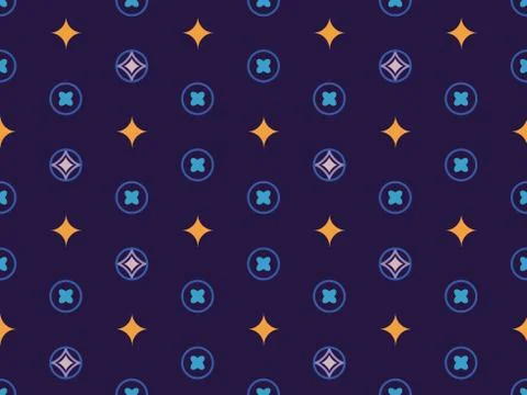 Pattern and  ornament on a seamless spring pattern. 스톡 일러스트