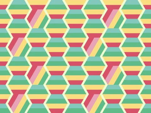 Pattern and  on a seamless spring pattern. Stock Illustration