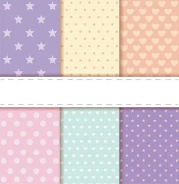 Pattern and striped frames vector design Stock Illustration