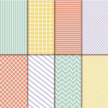 Pattern and striped frames vector design Stock Illustration