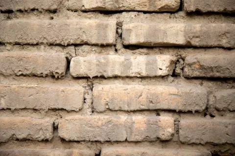 Pattern and texture of adobe bricks 스톡 사진