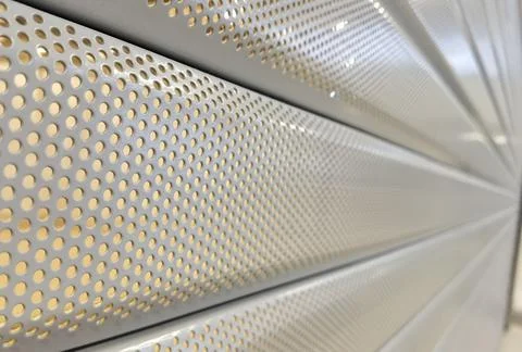 Pattern and texture made of aluminum Stock Photos