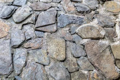 Pattern and texture stone wall Stock Photos