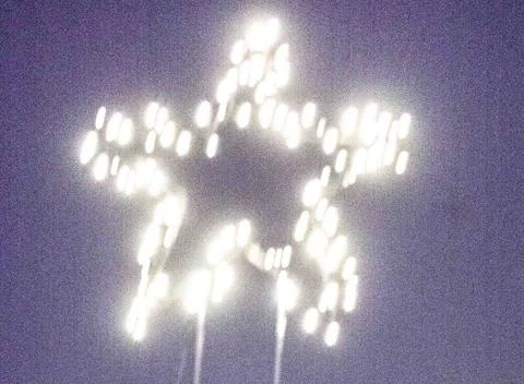  pattern and texture on a surface object in the shape of a star, Aufnahmed... 写真素材