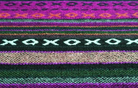 Pattern and Texture of Thai Northern Region's Traditional Textile Photos