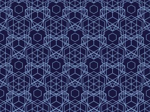 Pattern and triangle on a seamless spring pattern. Stock Illustration