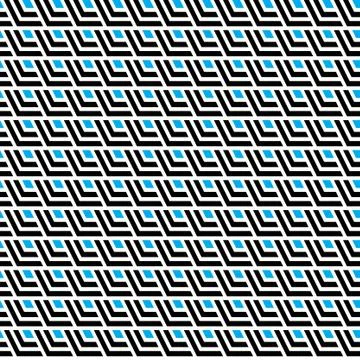 Pattern with angles Stock Illustration