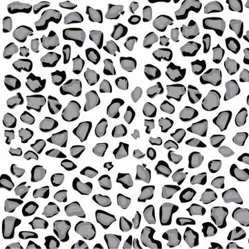 Pattern of animal print, leopard skin texture, vector illustration 스톡 일러스트