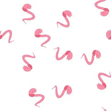 Pattern animation worm cartoon cartoon vector Stock Illustration