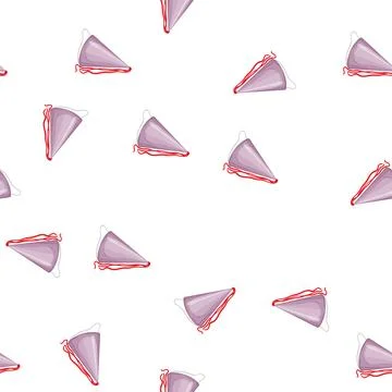 Pattern anniversary party hat cartoon vector Stock Illustration
