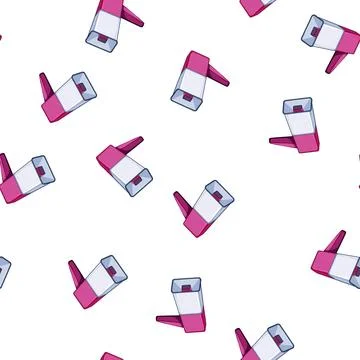 Pattern announce megaphone speaker cartoon vector Stock Illustration
