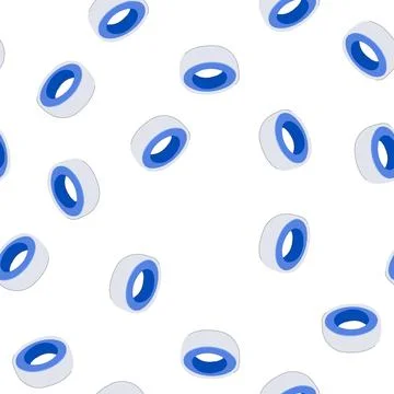 Pattern ant pipe seal tape cartoon vector イラスト素材