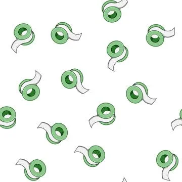 Pattern ant pipe seal tape cartoon vector Stock Illustration