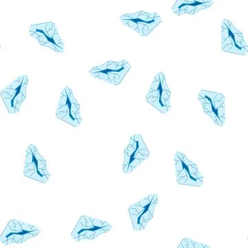 Pattern antarctic ice crack cartoon vector 스톡 일러스트