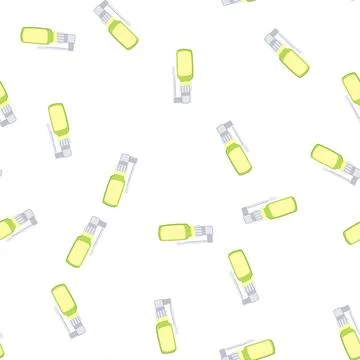 Pattern antibacterial throat spray bottle cartoon vector 스톡 일러스트