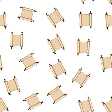 Pattern antique papyrus parchment cartoon vector 库存插图