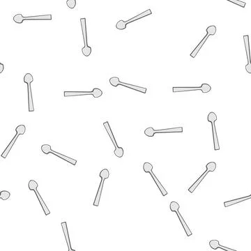 Pattern antique sugar cube tongs cartoon vector 库存插图