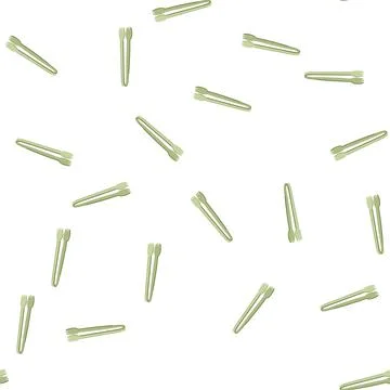 Pattern antique sugar cube tongs cartoon vector 库存插图