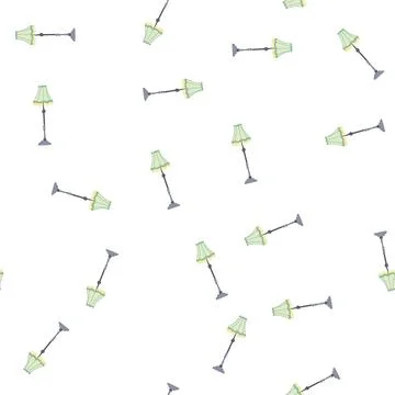 Pattern antique torchere cartoon vector Illustrazione stock