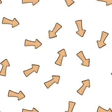 Pattern app wooden button cartoon vector Stock Illustration
