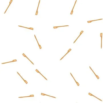 Pattern appetizers toothpicks cocktail cartoon vector Stock Illustration
