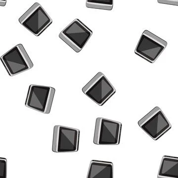 Pattern appliance dishwasher kitchen cartoon vector Stock Illustration