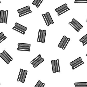 Pattern appliance electric grill cartoon vector Stock Illustration