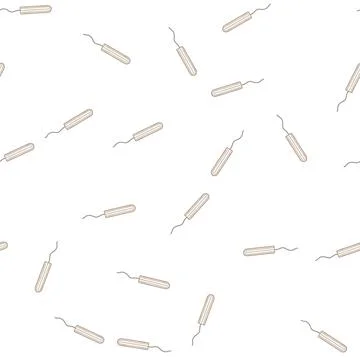 Pattern applicator tampon cartoon vector Stock Illustration