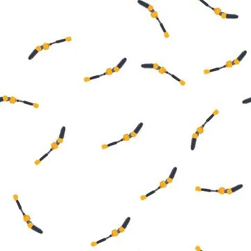Pattern arborist tree trimmer cartoon vector Stock Illustration