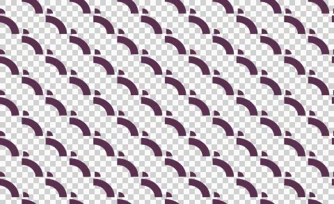 Pattern with Arches and Circles Stock Illustration