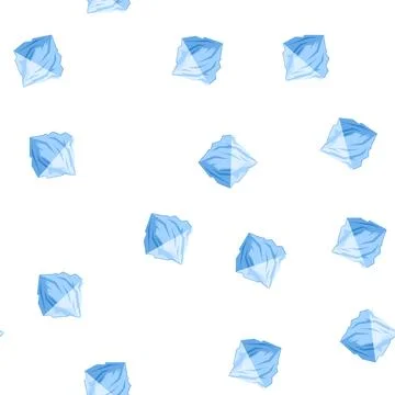 Pattern arctic iceberg cartoon vector 스톡 일러스트