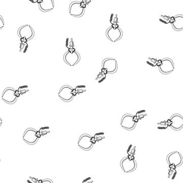 Pattern arm claw machine cartoon vector 스톡 일러스트