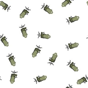 Pattern arm game chair cartoon vector Stock Illustration